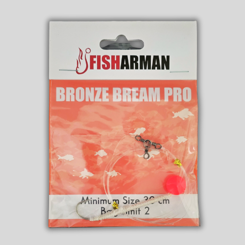 bronze bream trace leader with toothpick