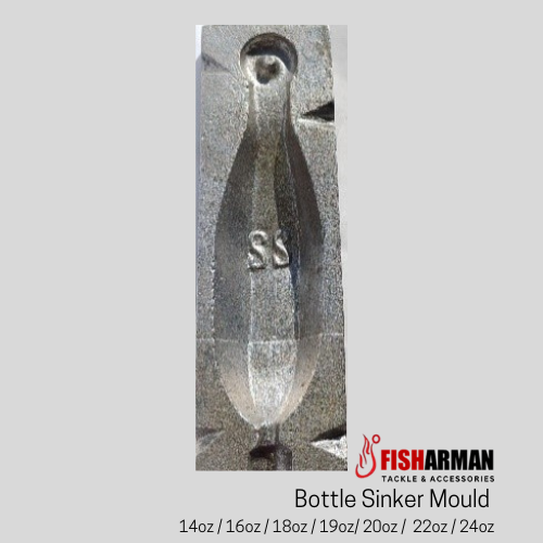 Bottle Sinker Moulds Small to XL