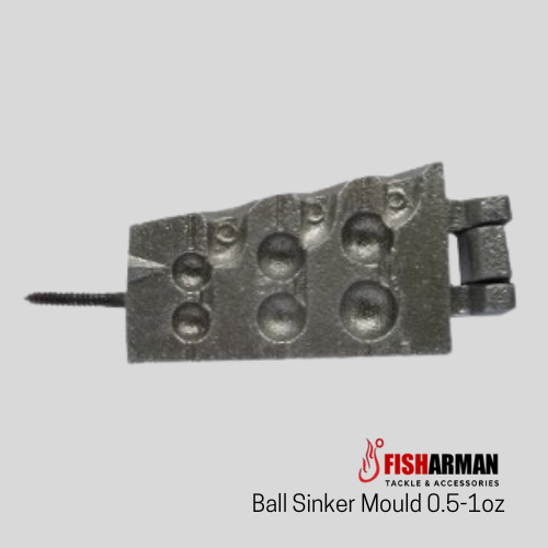 Ball Sinker Mould 0.5-1z from Fisharman Fishing Tackle Supplies