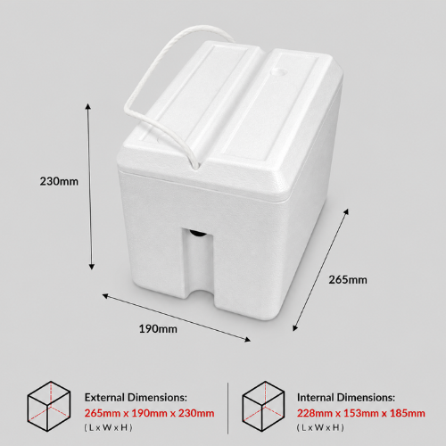 POLYSTYRENE BAIT BOX
