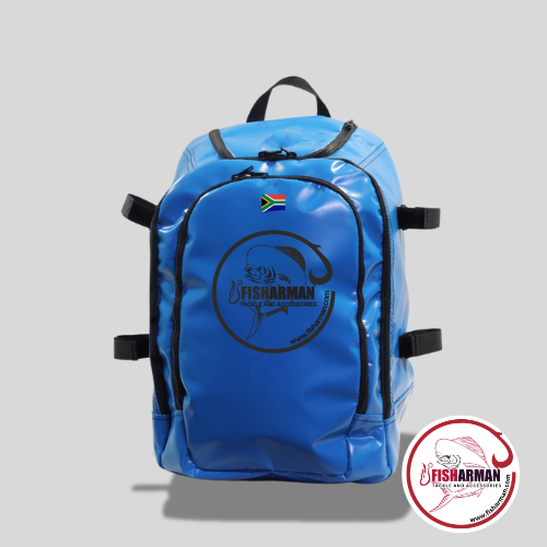 blue back pack