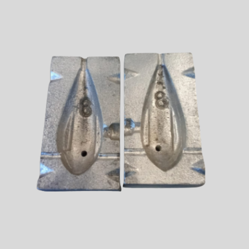 GRAPNEL NYLON DOUBLE SINKER MOULD