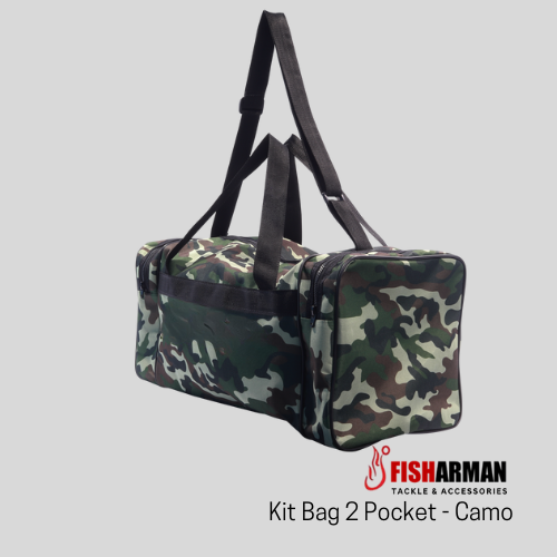 Fishing Kit Bag 2-Pocket Camo from Fisharman Fishing Tackle & Accessories