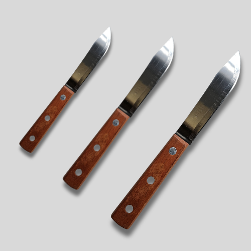 WOODEN HANDLE BAIT KNIVES