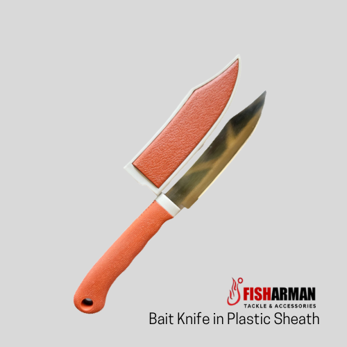 Bait Knife in Plastic Sheath